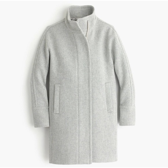 J. Crew Jackets & Blazers - J. Crew Stadium Cloth Wool Cocoon Coat Gray Size 4
